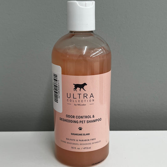 NILodor Ultra Collection Odor Control & Deshedding Pet Shampoo 16oz