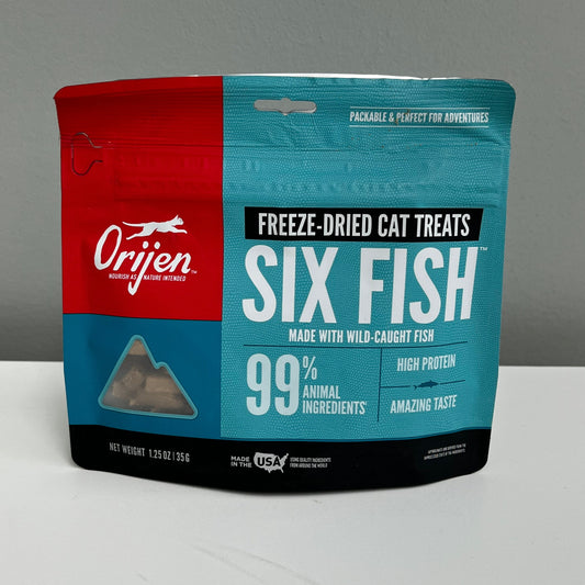 Orijen Freeze-Dried Six Fish Cat Treats 1.25oz