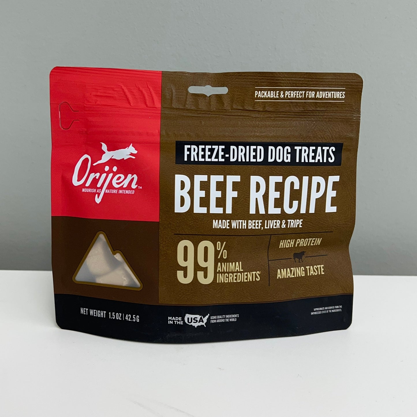 Orijen Freeze-Dried Beef Dog Treats 1.5oz