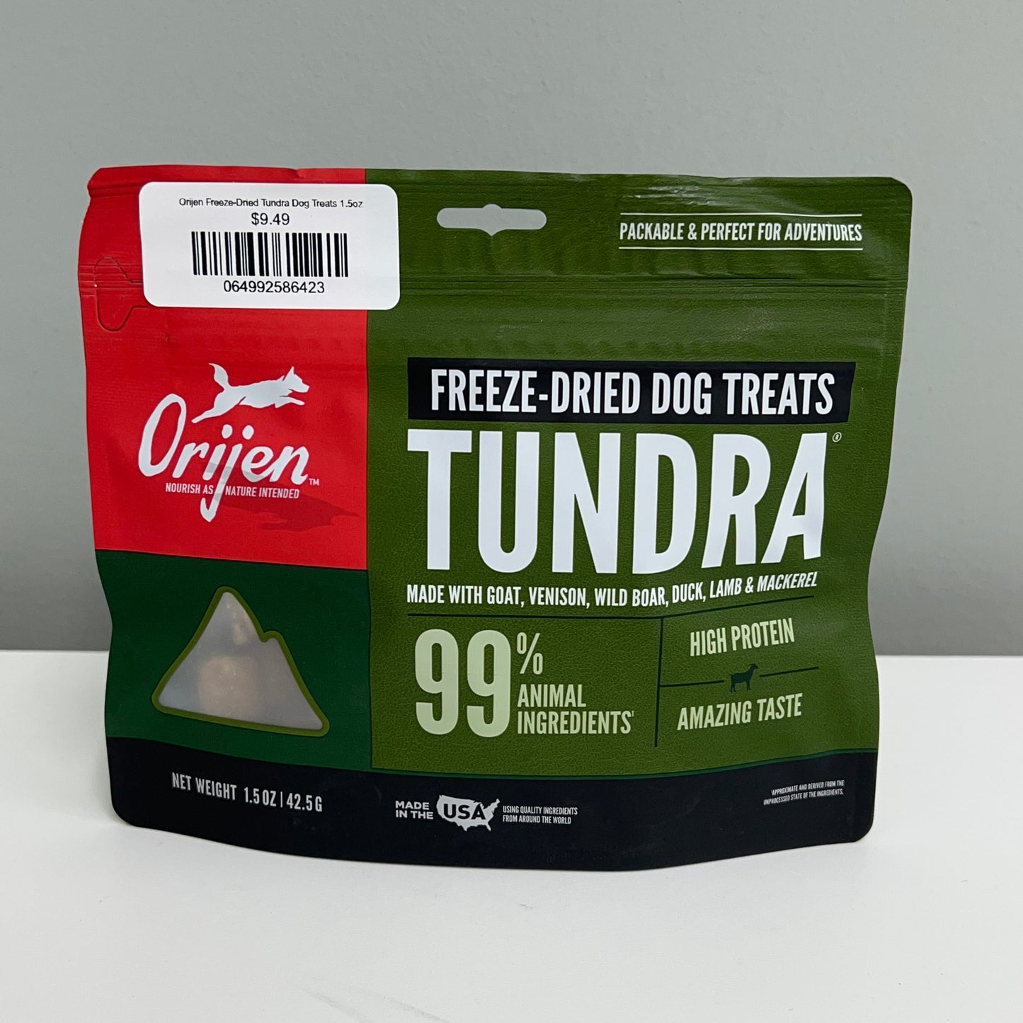 Orijen Freeze-Dried Tundra Dog Treats 1.5oz