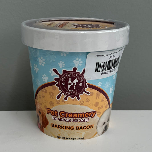 Pet Winery Ice Cream for Dogs Barking Bacon