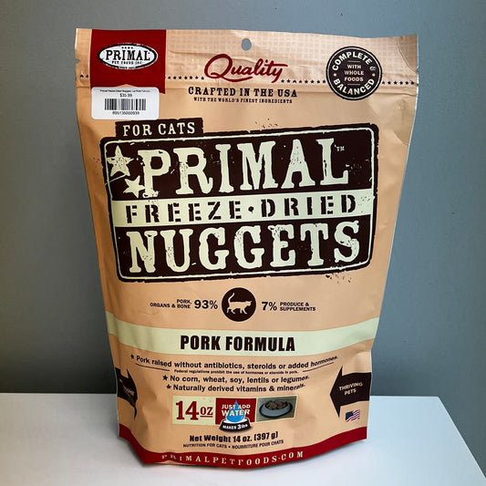 Primal Freeze-Dried Nuggets Cat Pork Formula 14oz