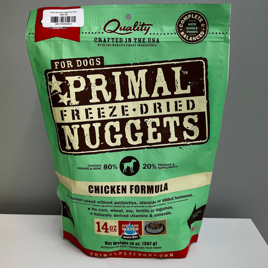 Primal Freeze-Dried Nuggets Dog Chicken Formula 14oz
