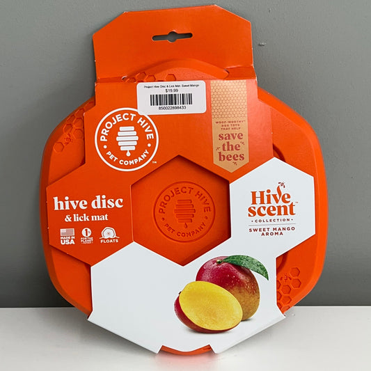 Project Hive Disc & Lick Mat- Sweet Mango