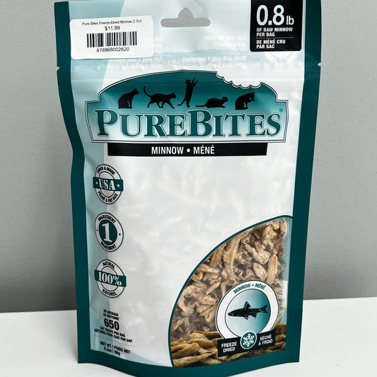 Pure Bites Freeze-Dried Minnow 2.3oz