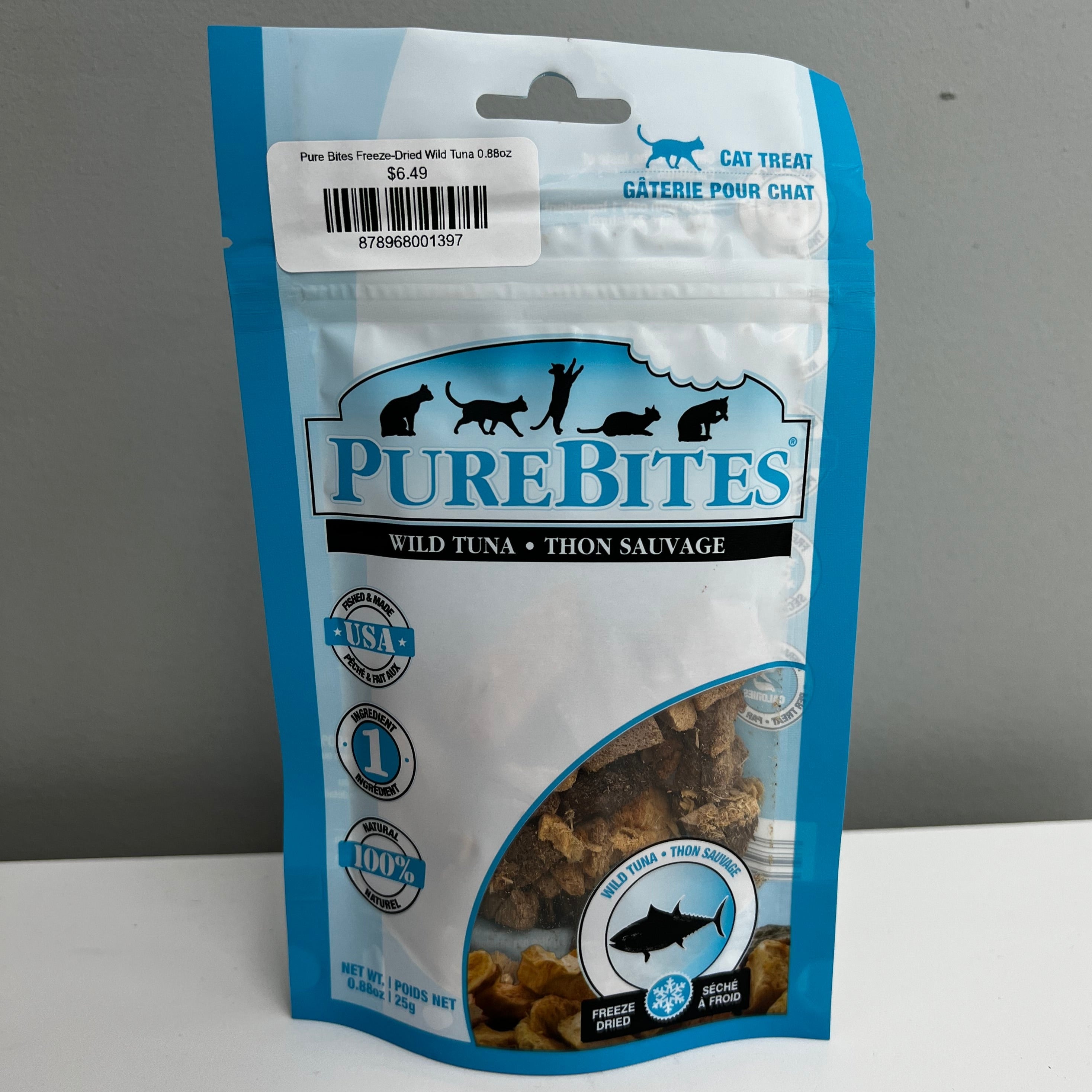 PureBites 1.09 oz Freeze Dried Minnow Cat Treats