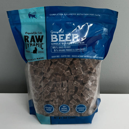 Raw Dynamic Frozen Feline- Beef 3lb