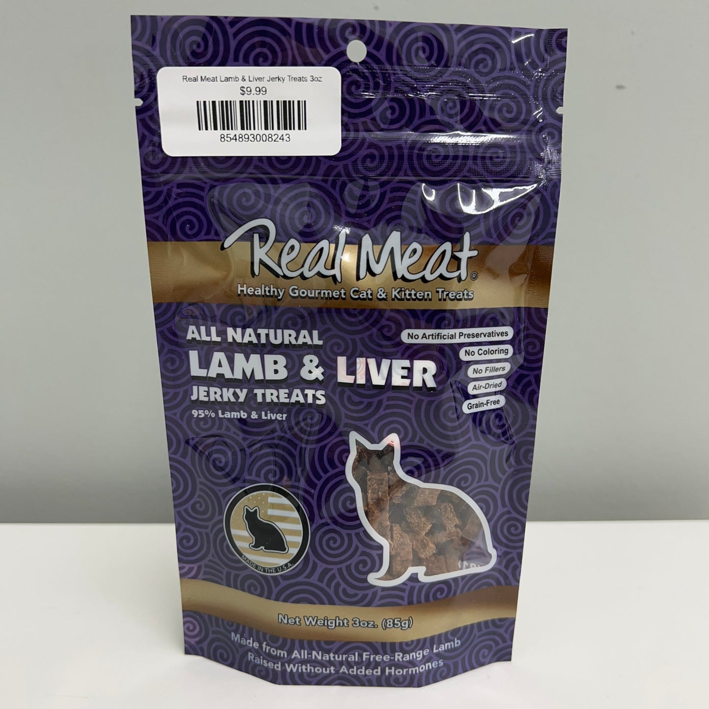 Real Meat Lamb & Liver Jerky Treats 3oz