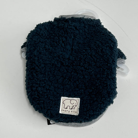 Sherpa Fleece Pullover- Navy
