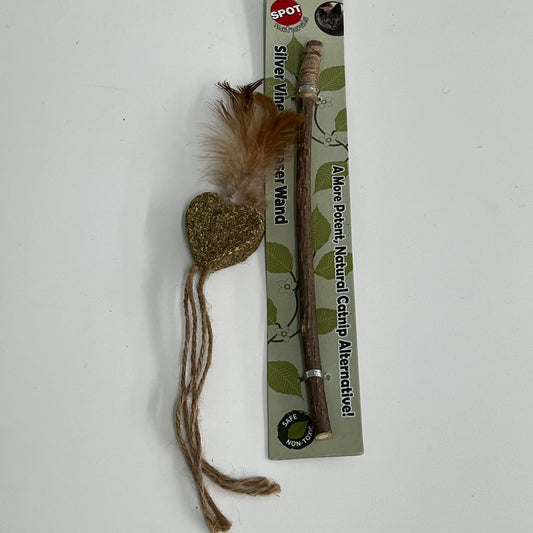 Spot Silvervine Teaser Wand Cat Toy