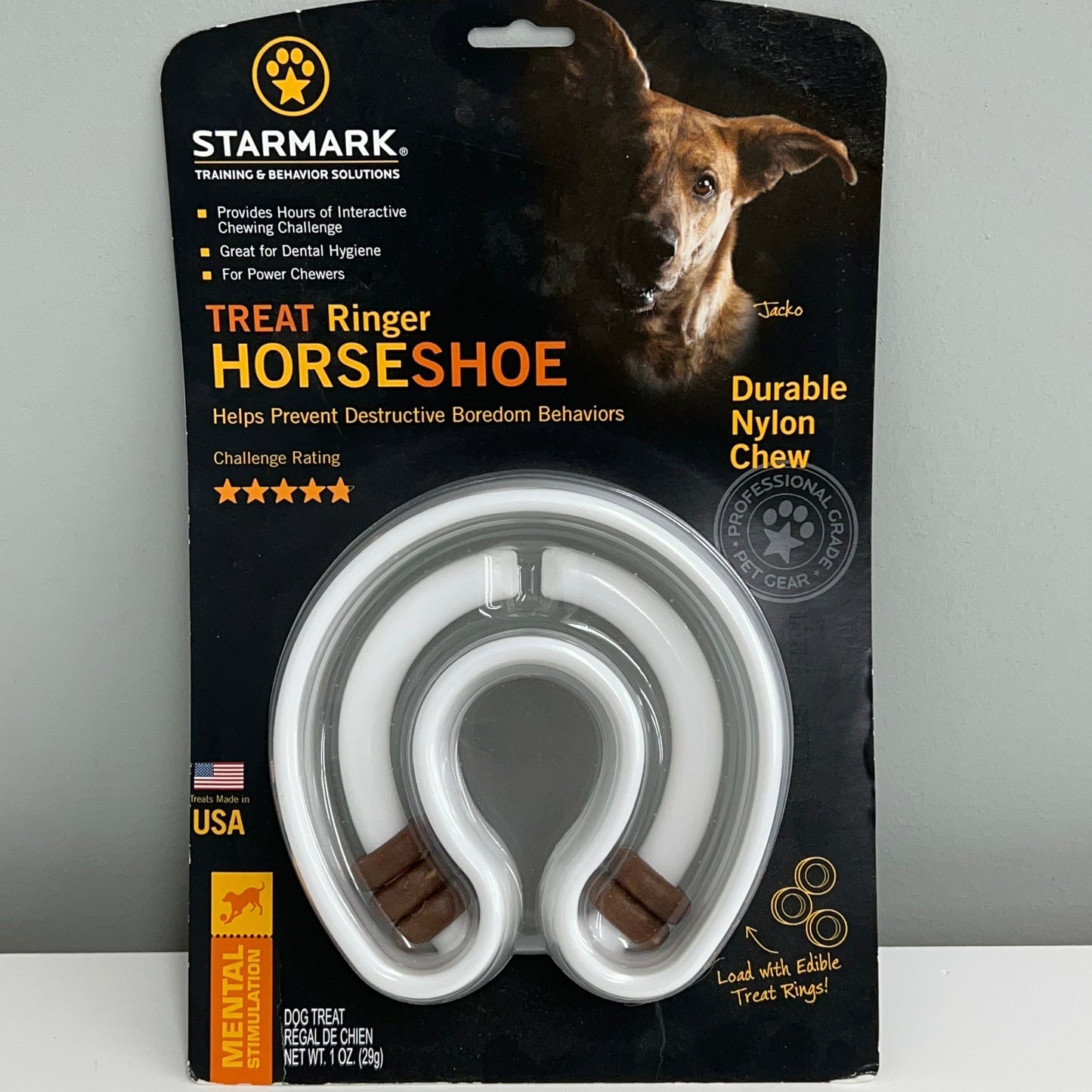 Starmark Horseshoe Treat Toy
