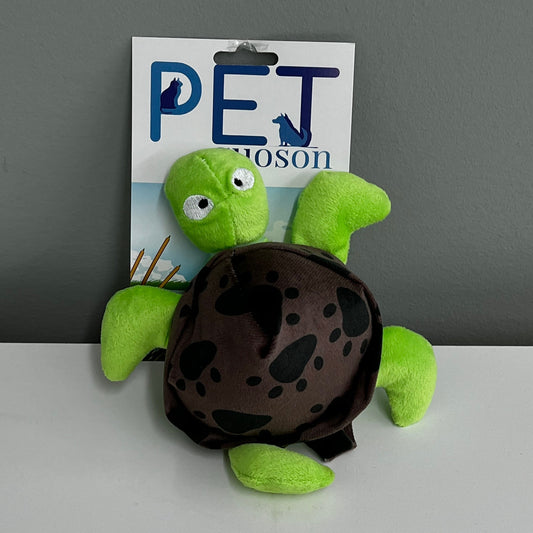 Turtle Plush Dog Toy
