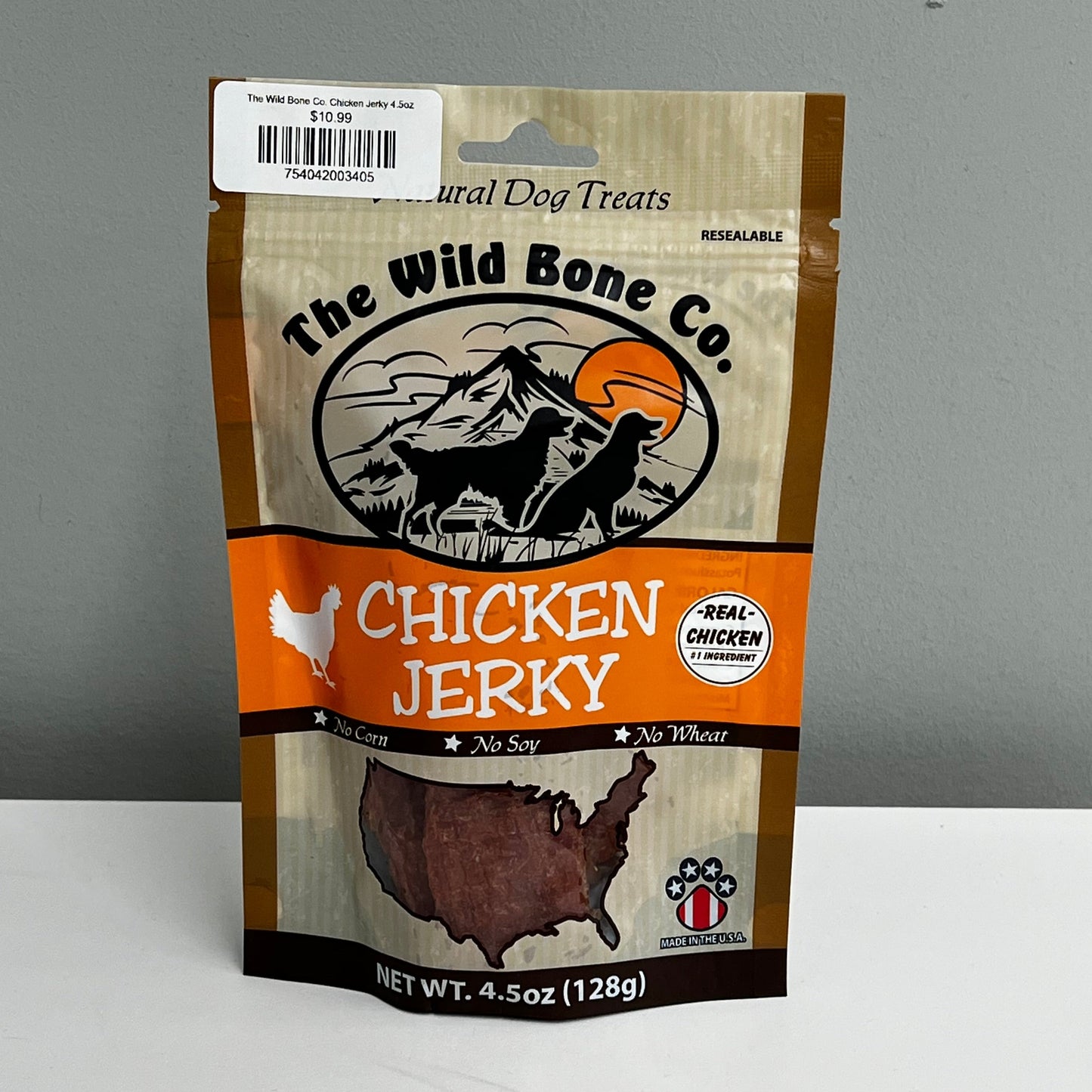 The Wild Bone Co. Chicken Jerky 4.5oz