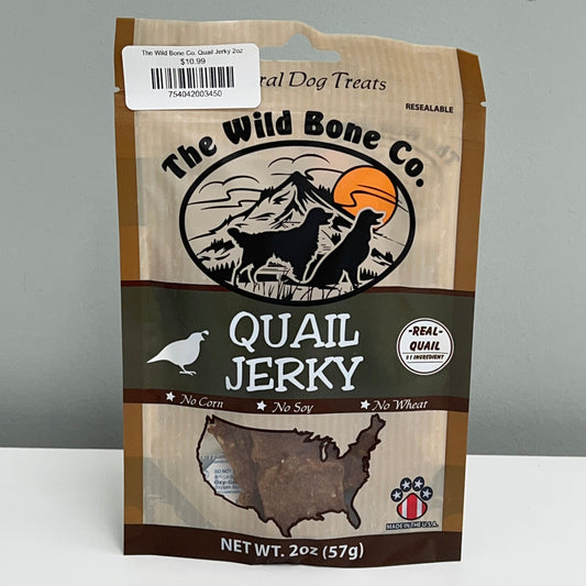 The Wild Bone Co. Quail Jerky 2oz