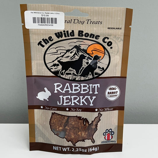 The Wild Bone Co. Rabbit Jerky 2.25oz