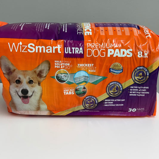 WizSmart All Day Dry Ultra Dog Pads 30pk