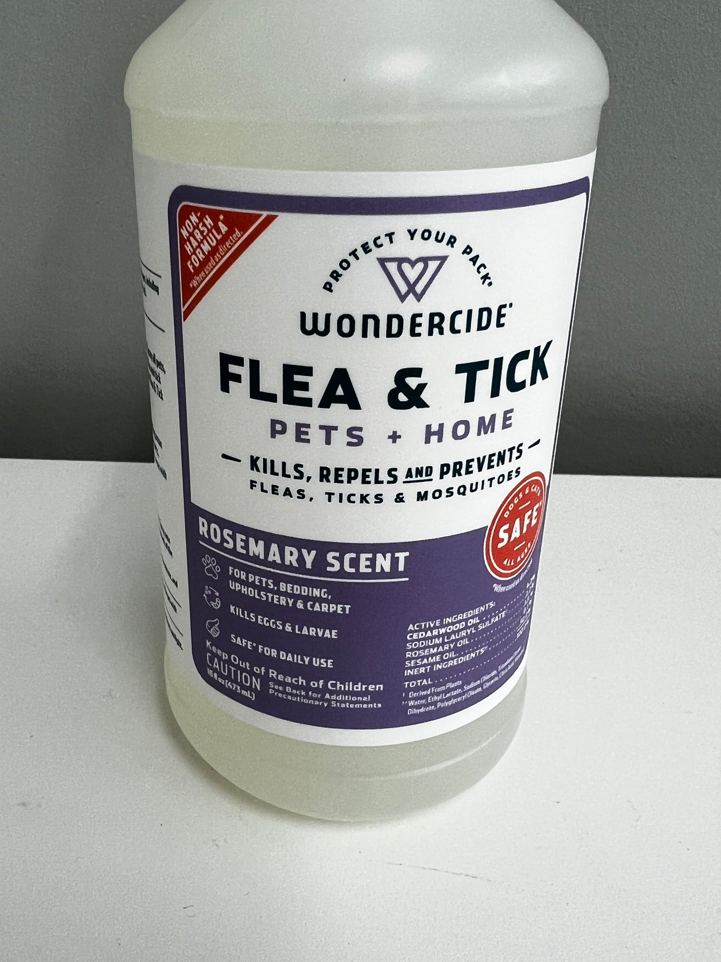 Wondercide Flea & Tick Spray for Pets + Home- Rosemary